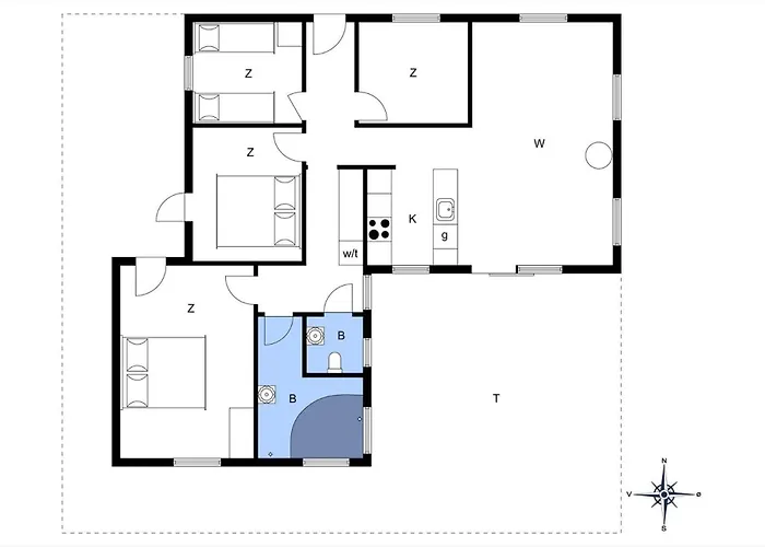 Holiday home Bv377-blavand-fynsland-7